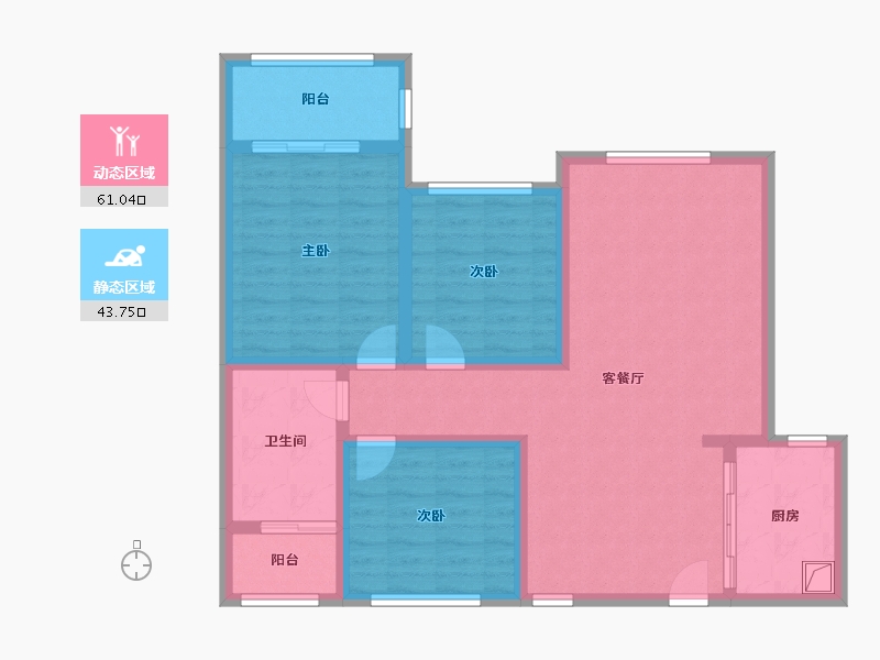 山西省-运城市-河东故事-102.00-户型库-动静分区