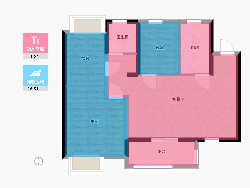 广东省-深圳市-海乐华府-64.10-户型库-动静分区