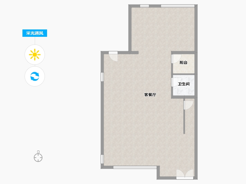 北京-北京市-润泽庄园-83.20-户型库-采光通风