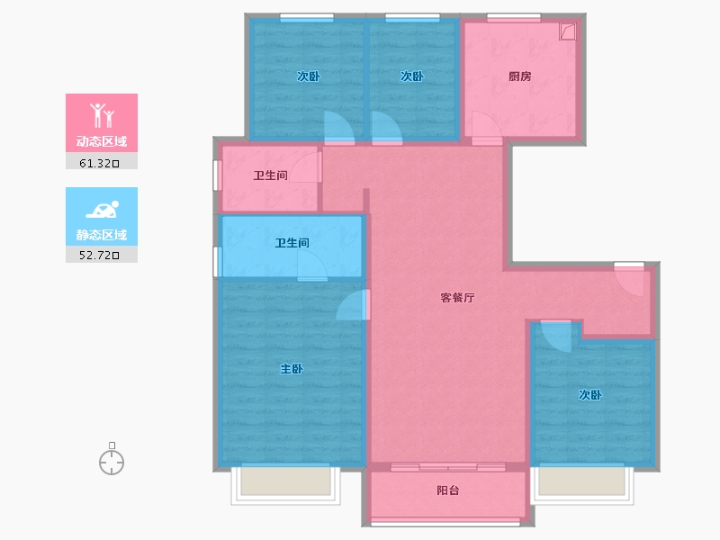 河北省-保定市-华序府-111.00-户型库-动静分区