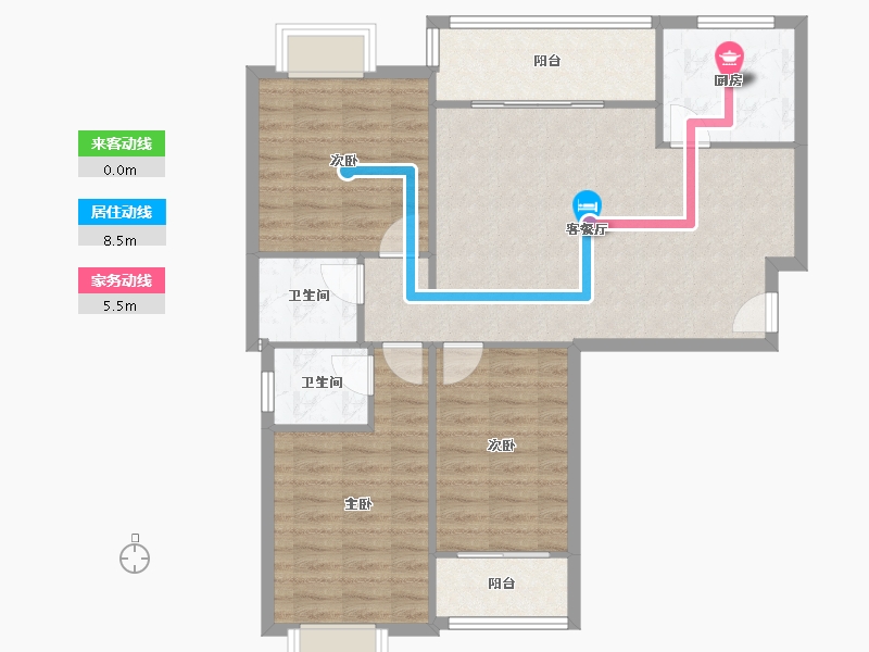 四川省-成都市-乡卿城-109.73-户型库-动静线