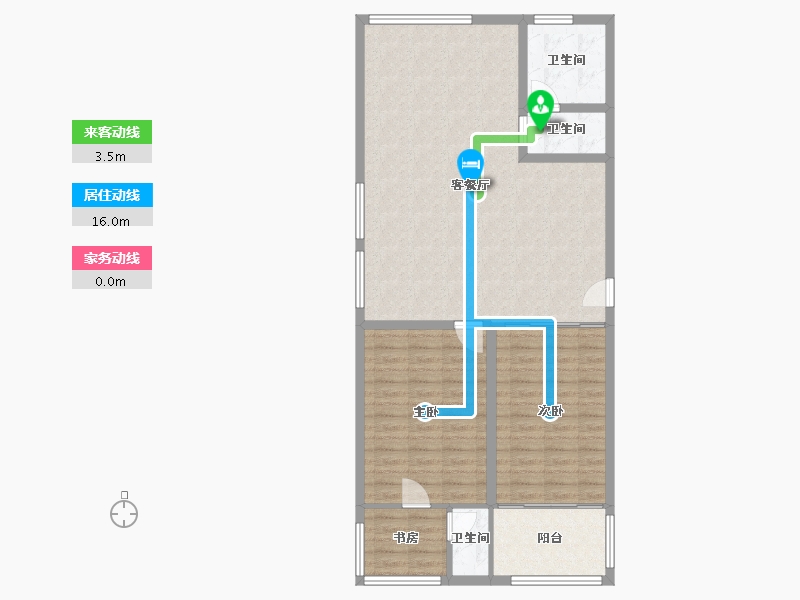 山东省-济宁市-八里营泰都小区-100.00-户型库-动静线