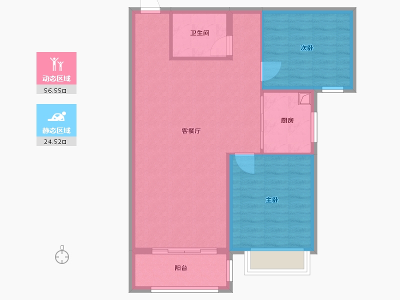 河北省-保定市-哈罗城西区-73.18-户型库-动静分区