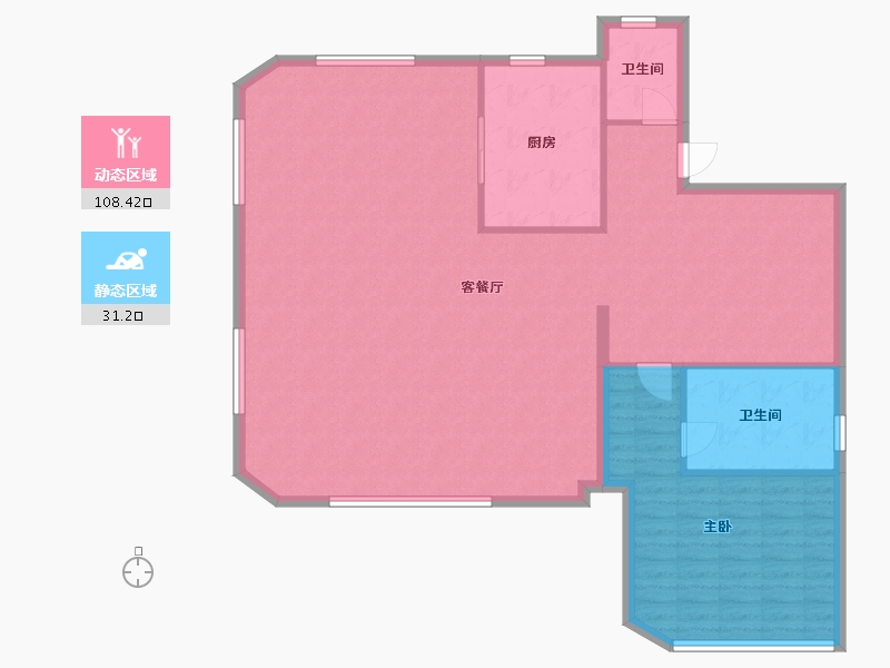 浙江省-绍兴市-金昌烟波星鹭-360.00-户型库-动静分区