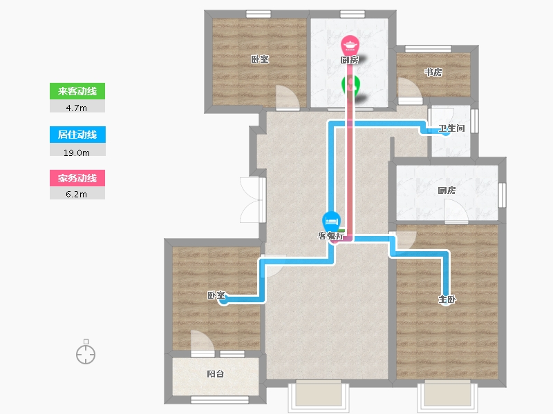 北京-北京市-中建宸庐-108.00-户型库-动静线