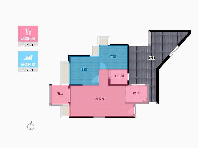 广东省-深圳市-西城上筑1区-B座-80.00-户型库-动静分区