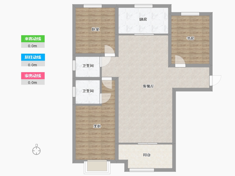 山西省-运城市-纺居新城-97.60-户型库-动静线