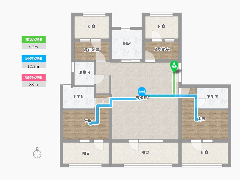 河北省-邯郸市-名城首府-130.00-户型库-动静线