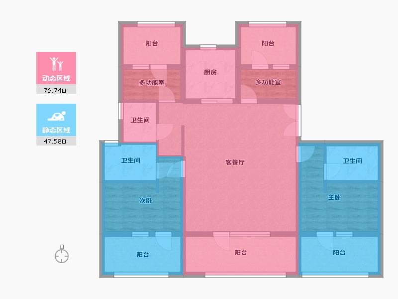 河北省-邯郸市-名城首府-130.00-户型库-动静分区