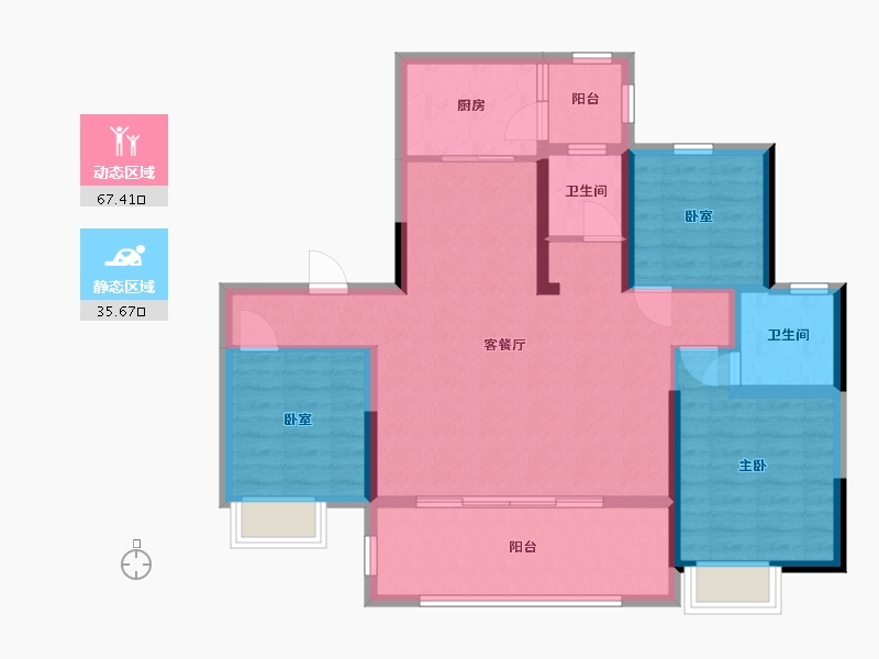 广西壮族自治区-桂林市-万达光屿湖-460.00-户型库-动静分区