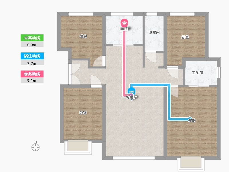 河北省-廊坊市-福华郡-114.40-户型库-动静线