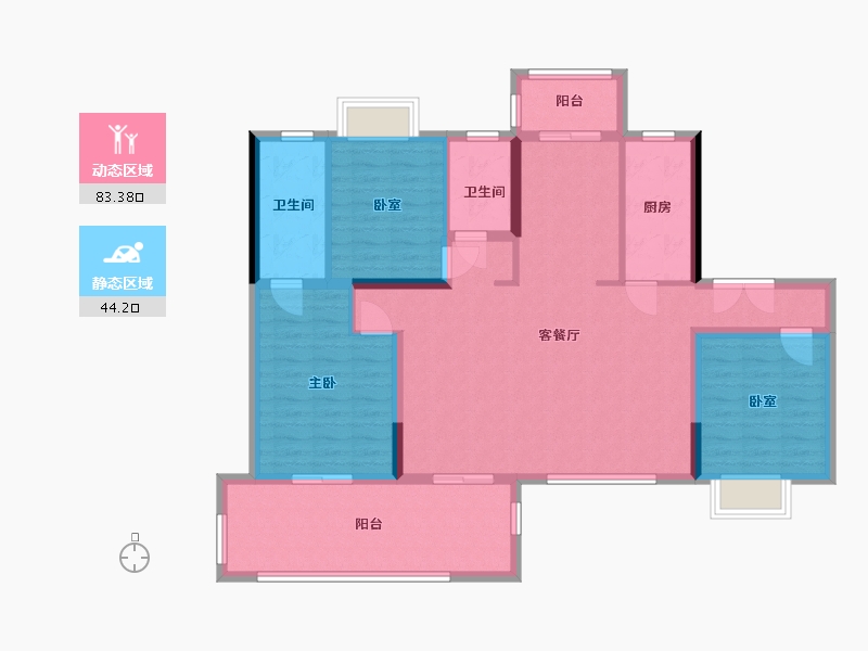 四川省-眉山市-万景峰汇-115.00-户型库-动静分区