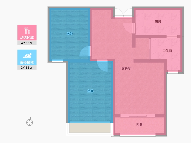 河南省-三门峡市-中隆滨河湾-72.36-户型库-动静分区