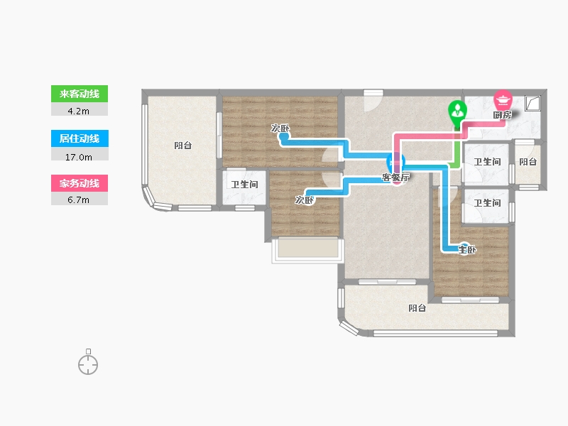 广东省-清远市-江湾明珠-100.52-户型库-动静线