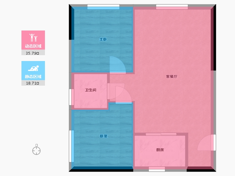 山西省-晋城市-公园里-49.00-户型库-动静分区