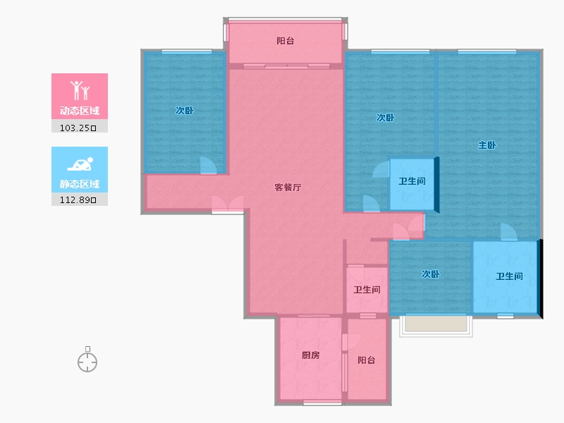 贵州省-毕节市-南山碧桂园-200.00-户型库-动静分区