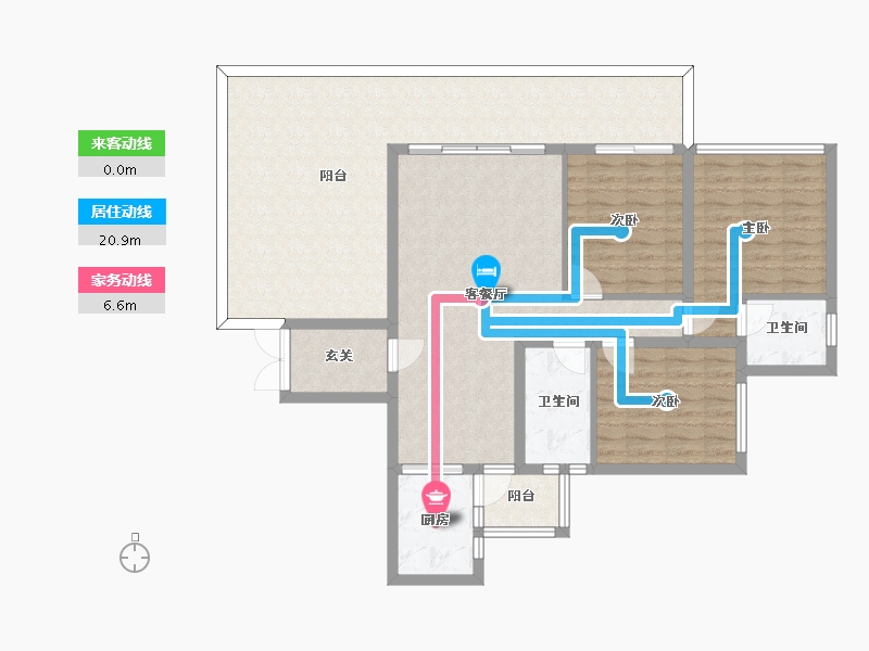 四川省-宜宾市-滨江印象-120.00-户型库-动静线