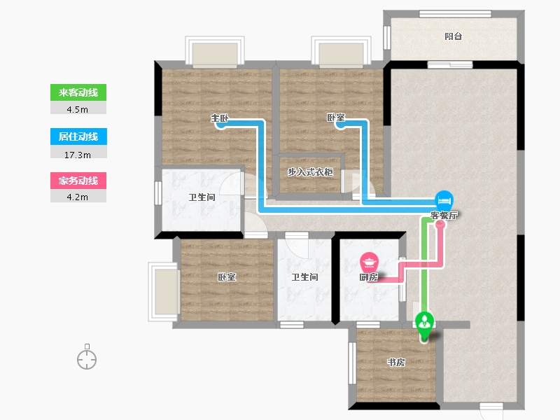 广西壮族自治区-南宁市-御江西街-118.38-户型库-动静线