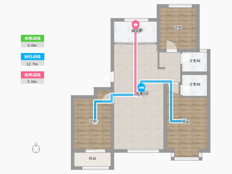 河北省-衡水市-中超御城-96.80-户型库-动静线