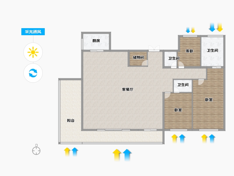 陕西省-西安市-招商西安序-256.13-户型库-采光通风