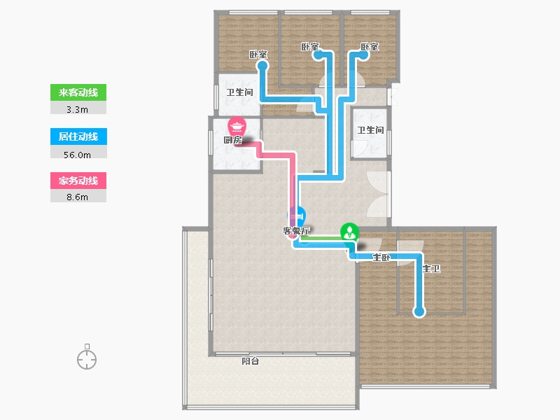 广东省-东莞市-华润置地中心·悦府-304.00-户型库-动静线