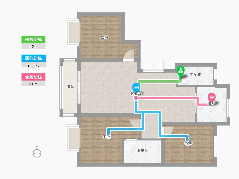 山西省-大同市-星湖世家-98.71-户型库-动静线