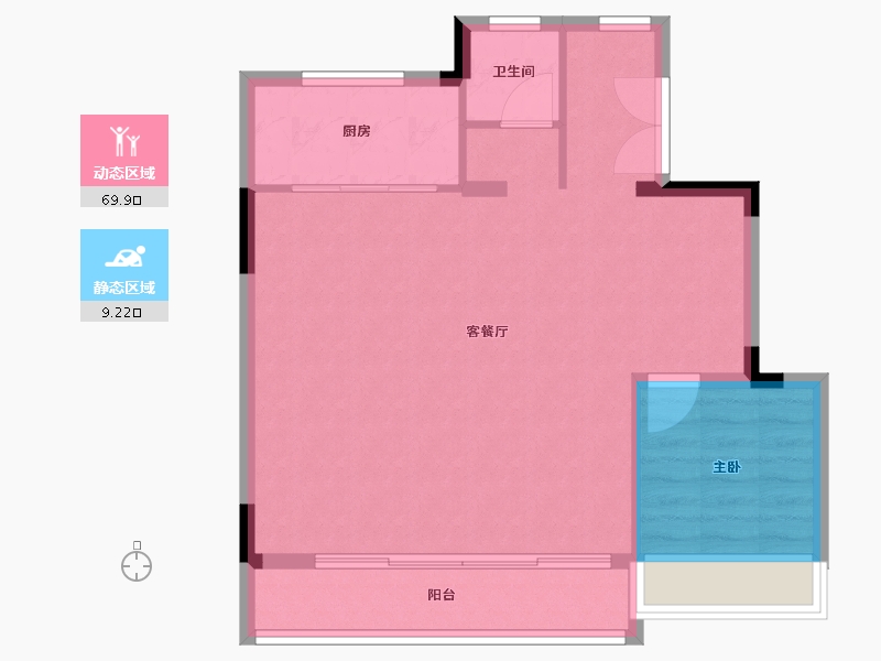 湖南省-长沙市-时代建发和著-145.60-户型库-动静分区