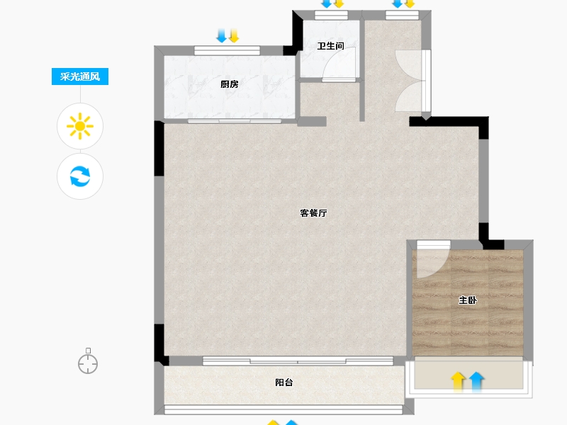 湖南省-长沙市-时代建发和著-145.60-户型库-采光通风