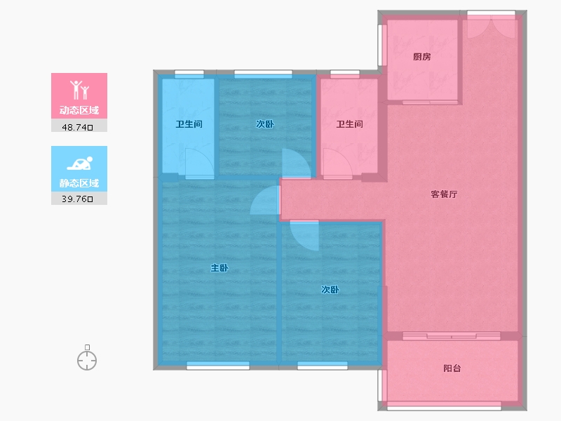 湖北省-十堰市-百强生态城-81.50-户型库-动静分区