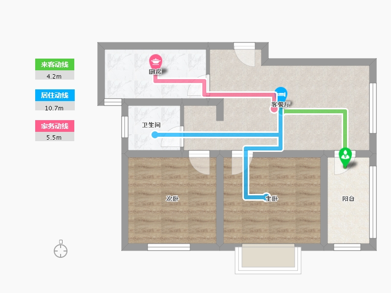 河南省-三门峡市-师家渠佳苑-55.72-户型库-动静线