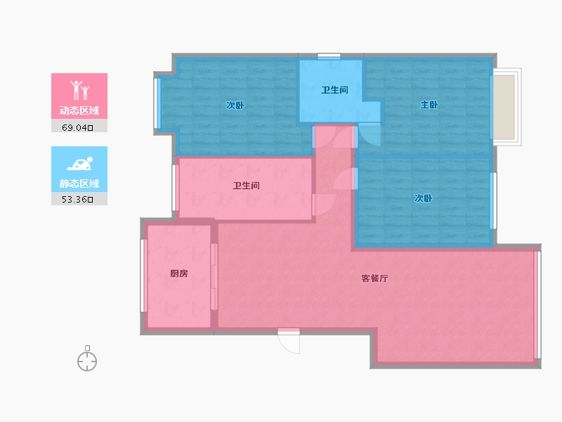 河南省-商丘市-帝和D区-130.00-户型库-动静分区