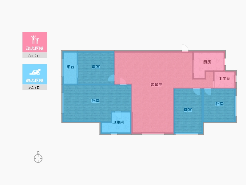 湖北省-武汉市-枫华国际-160.00-户型库-动静分区