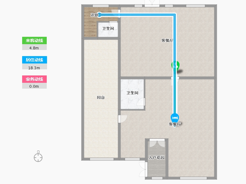 内蒙古自治区-呼伦贝尔市-中富凯成嘉苑-A区-400.00-户型库-动静线