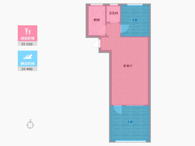 山东省-青岛市-建安小区-55.08-户型库-动静分区