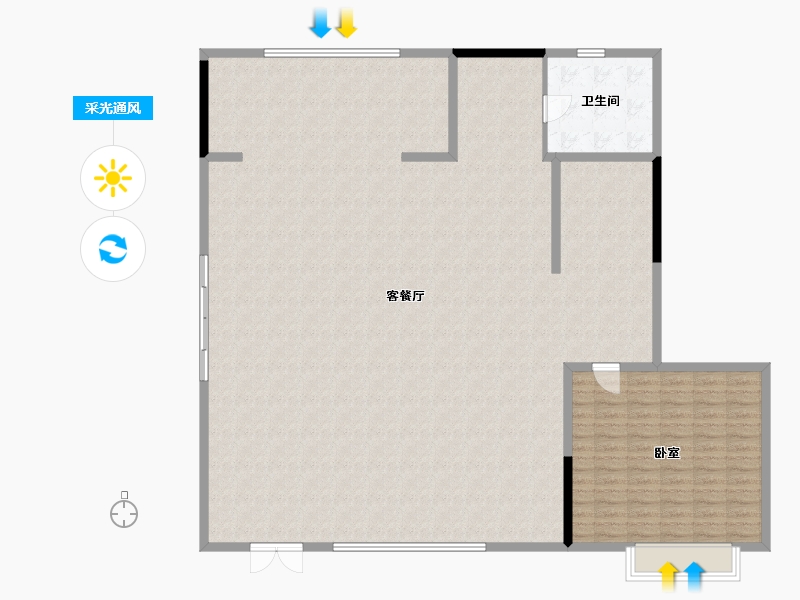 浙江省-杭州市-湖岩臻品府-190.00-户型库-采光通风