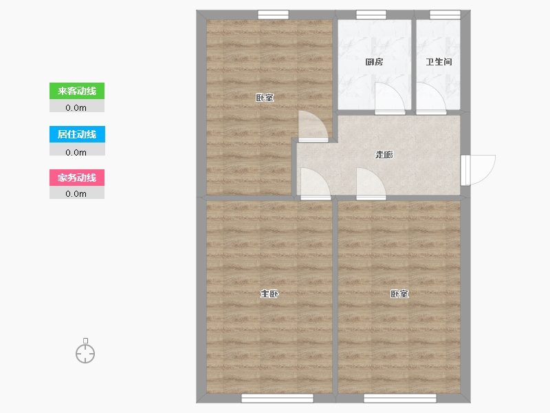 天津-天津市-佳庆里-62.11-户型库-动静线