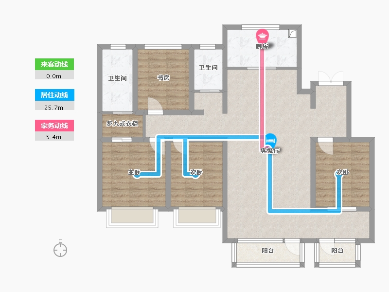 山东省-菏泽市-万城瑞府-115.20-户型库-动静线