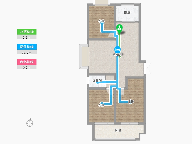 山东省-临沂市-龙湾一品-104.00-户型库-动静线