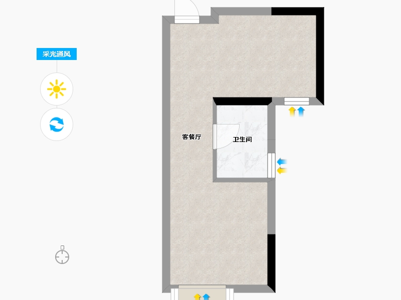 广东省-深圳市-华章新筑-29.75-户型库-采光通风