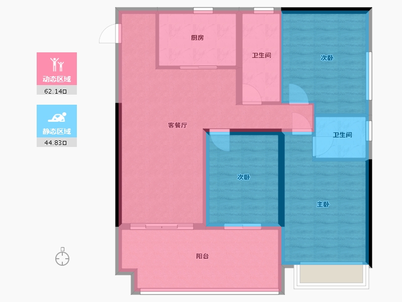 河南省-平顶山市-九龙广场-96.80-户型库-动静分区