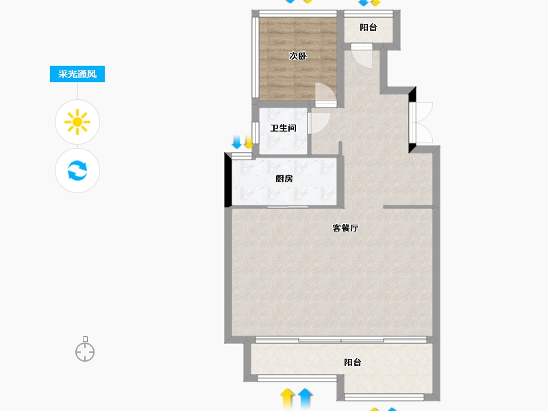 四川省-成都市-成都融创文旅城-102.40-户型库-采光通风