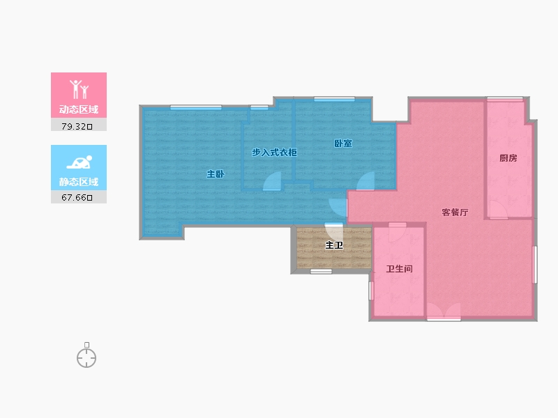 云南省-昆明市-昆明君悦居-144.00-户型库-动静分区