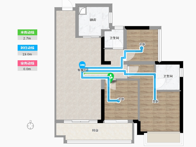 广东省-江门市-江门华发四季-72.26-户型库-动静线