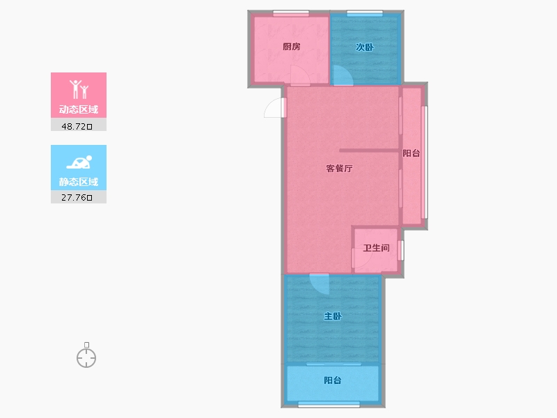 江苏省-常州市-ICC白云新城-63.20-户型库-动静分区