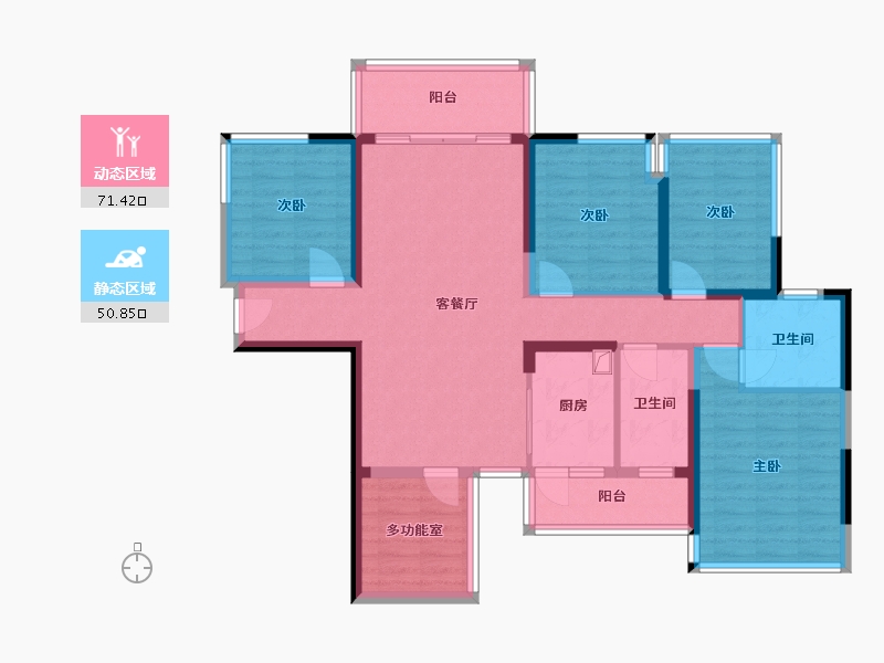 广西壮族自治区-贵港市-苏园-112.14-户型库-动静分区