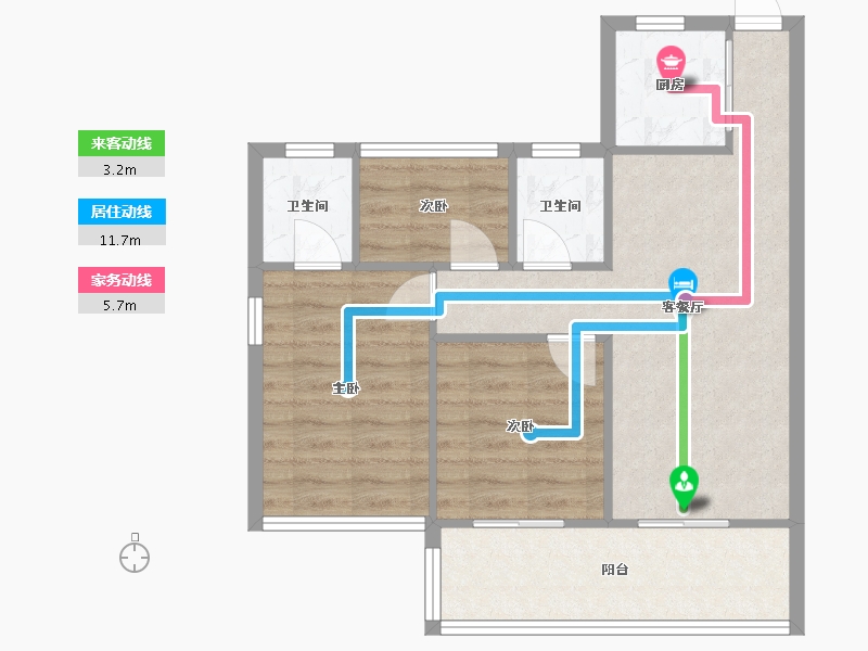 浙江省-衢州市-志城上东府-81.00-户型库-动静线