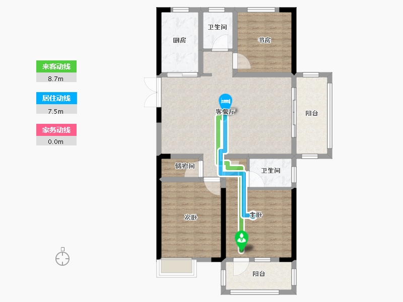 山东省-菏泽市-嘉利学府-102.40-户型库-动静线