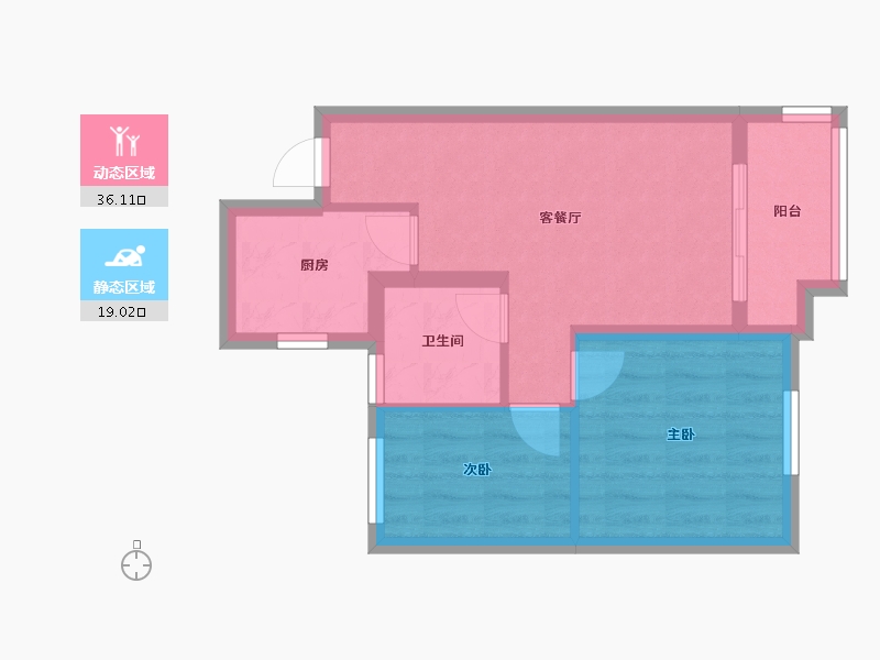 上海-上海市-浦江瑞和城肆街区-71.00-户型库-动静分区