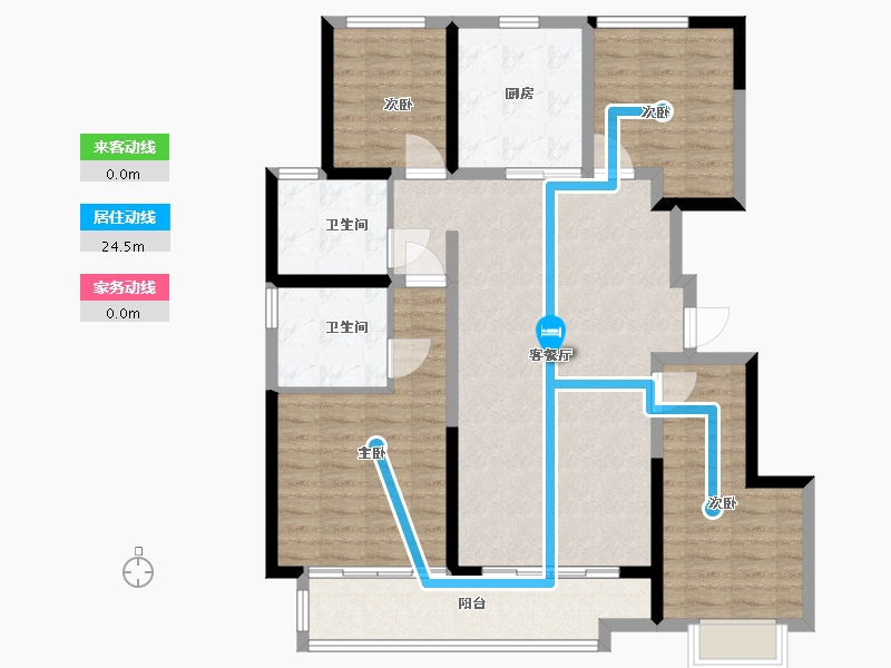 河北省-邯郸市-保利和光尘樾-112.00-户型库-动静线