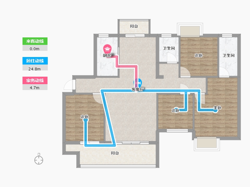 江西省-赣州市-家和新城-118.00-户型库-动静线